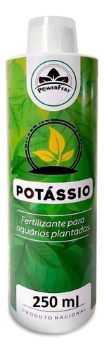 Fertilizante Aquário Plantado Potássio 250 Ml Powerfert