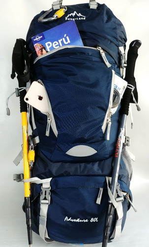 Mochila Campera Hombre Mujer Alta Montaña Selva Desierto Tnf | Cuotas sin  interés