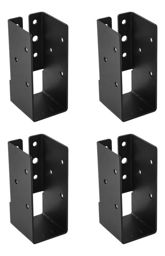 4 Pieces Concealed Joist Hanger Iron Outdoor Concealed