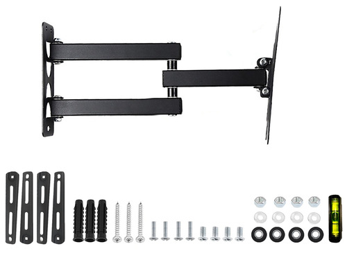 Soporte Para Tv Smart Movil Brazo Articulado 14 A 55 Pulgada Color Negro