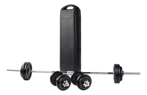 Set Mancuernas Ajustables 50kg Con Maletín De Almacenamiento