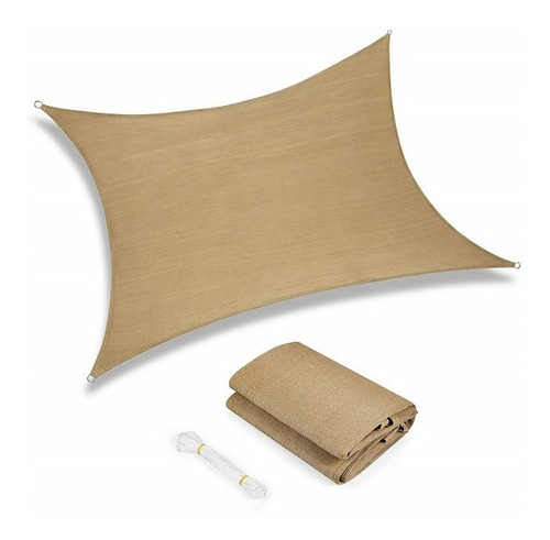 Malla Sombra 4x2 90% Beige + Lazo De Regalo