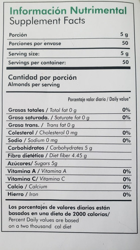 1 Kg Inulina Agave Azul De Origen Organico Oro De Agave