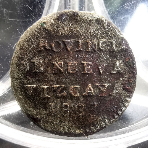 Moneda Octavo Real Nueva Vizcaya 1823 Agustín De Iturbide