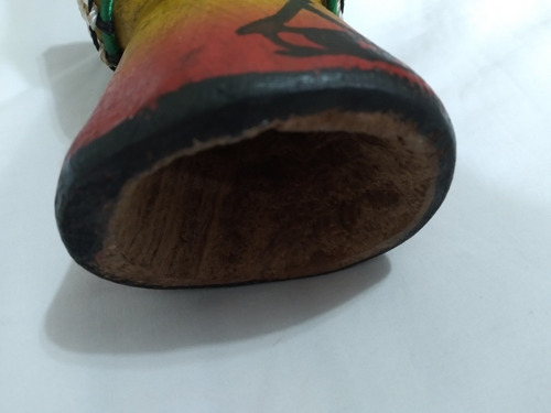 Mini Tambor Artesanal Místico Africano (Usado)
