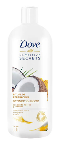 Acondicionador Dove Con Aceite De Coco Y Cúrcuma Dove 1.1l