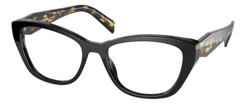 Óculos De Grau - Prada - Pr19wv 1ab1o1 53 Cor Preto / Havana