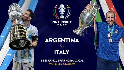 Finalissima 2022 - Argentina Vs Italia - Partido Completo 4k