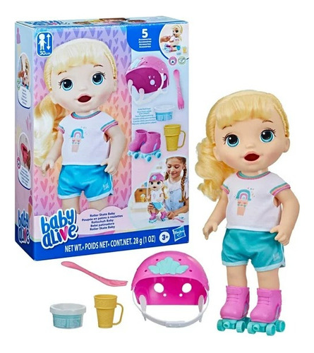 Muñeca Baby Alive  Bebé Patinadora 