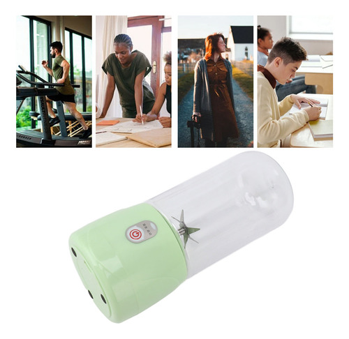 Licuadora Portátil Recargable Por Usb De 6 Cuchillas Mini
