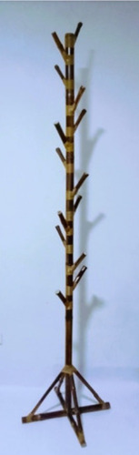 Perchero De Piso En Bambú (tamaño Extra Grande)