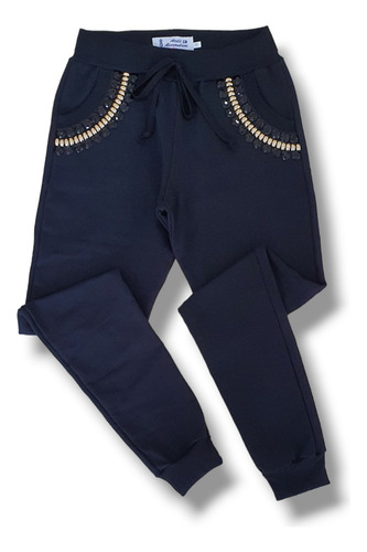 Conjunto Moda Feminina Blusinha Calça Jogger Bordada