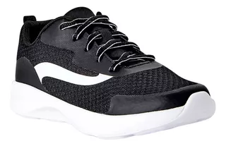 Tenis Athletic Works Sneakers Cordon Negro - Nuevo