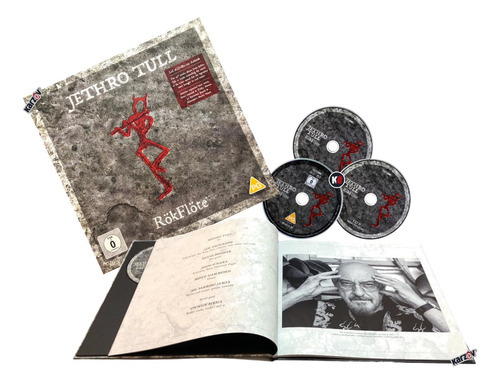 Jethro Tull -  Rokflote 2 Cd + Blu-ray + Libro