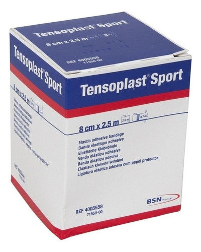 Venda Cinta Tensoplast Sport 8cm X 2,5mts Bsn Medical