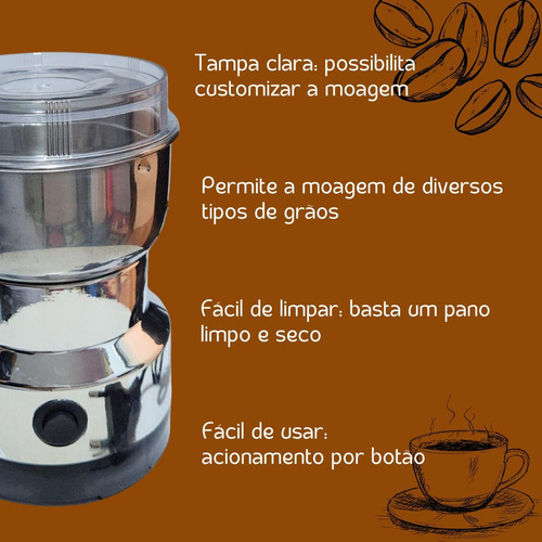 Kit De Molinillo De Café Premium De Acero Inoxidable For
