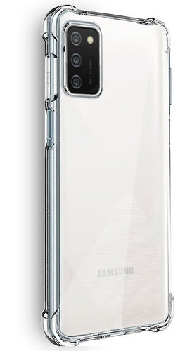 Funda Antishock Air Bag Y Vidrio Fullcover Para Samsung A02s