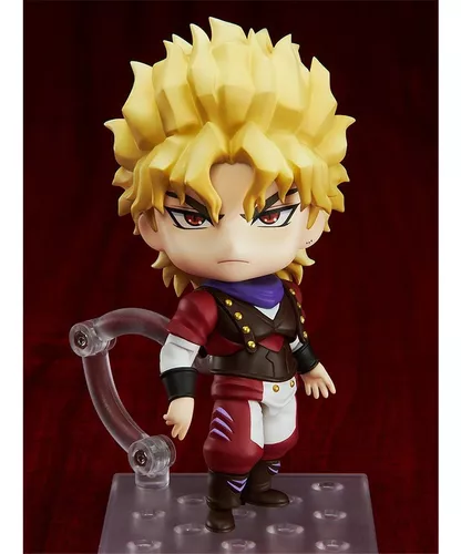 Luffy Toys - Personaje: Dio Brando Fabricante: Good Smile Company Linea:  Nendoroid Tamaño: 10 centímetros de altura aproximadamente. Material: ABS a  base de PVC. Accesorios: Incluye rostros extras intercambiables,manos y  multiples accesorios