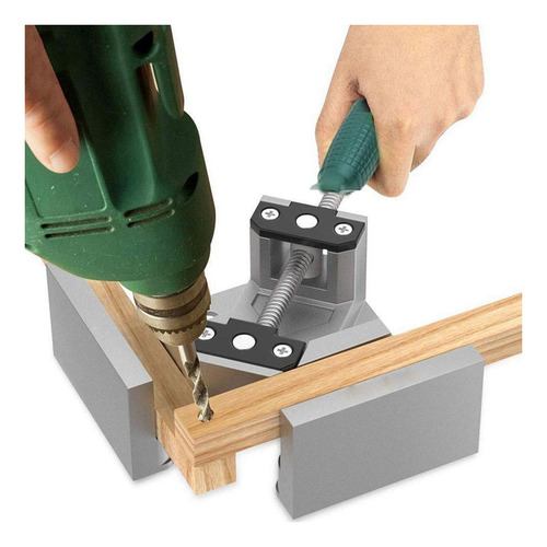 Abrazadera De Ángulo Recto De 90 Grados De Aluminio De Una S