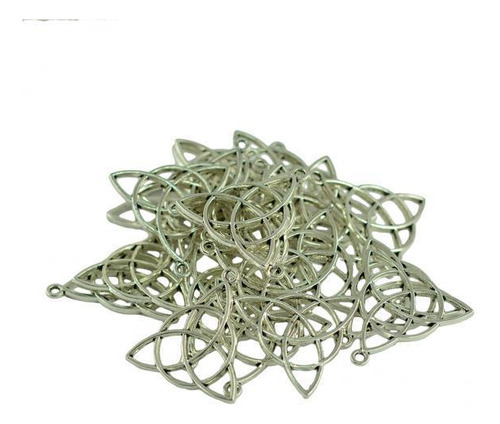 2 Joyería Céltica Del Nudo Del Triángulo De Plata De 30