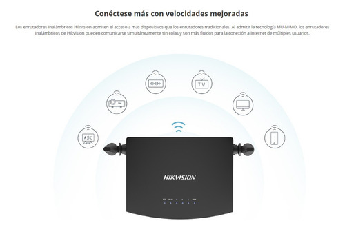 Router Inalámbrico Hikvision Wifi 6 1500 Mbps Doble Banda