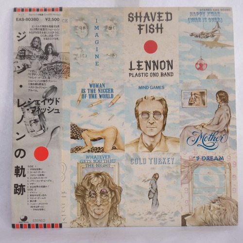 John Lennon Plastic Ono Band Shaved Fish Vinilo Japónes Obi