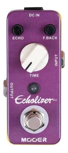 Mooer Echolizer Pedal De Efecto Analog Delay Para Guitarra Color Violeta