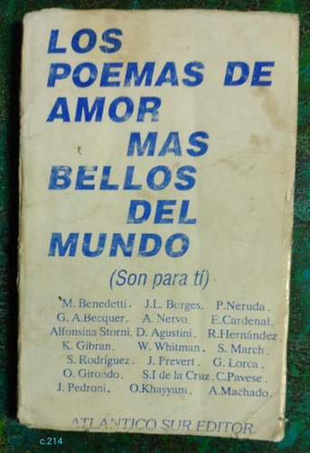 Benedetti Y Otros / Los Poemas De Amor Más Bellos Del Mundo