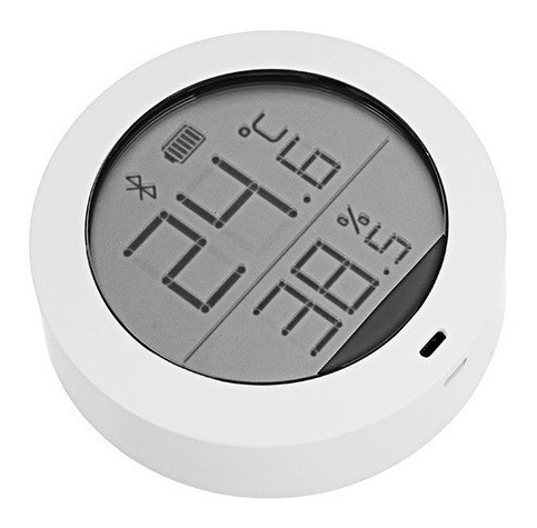 Imagem 5 de 7 de Termômetro Digital Xiaomi Temperatura Umidade Bluetooth