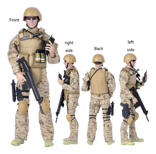 Figuras Soldados Fuerzas Especiales 12 PuLG Navidad 2