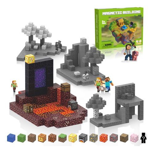Bloques De Construcción Juguete De Tipo Minecraf 128pcs 128 03-world Of Mortals