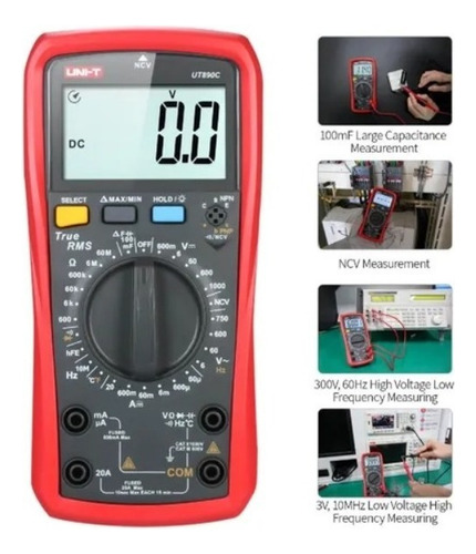 Uni-t Ut890c True Rms Multímetro Digital Capacidade
