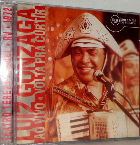 Cd Luiz Gonzaga - Ao Vivo - Volta Pra Curtir