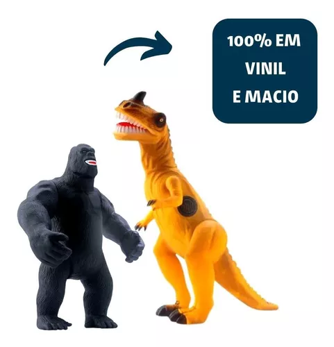 Dinossauro Rex De Vinil C/Mecanismo De Som