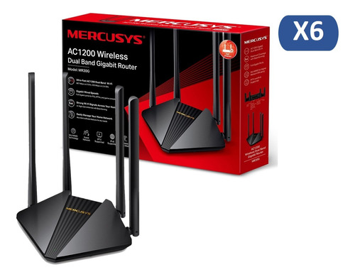 Router Mercusys Mr30g Dual Band Ac1200 Full Gigabit X 6 Und