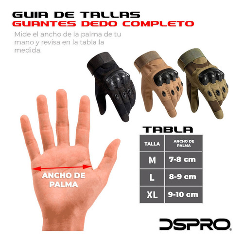 Imagen 10 de 10 de Guantes Completos Uso Rudo Moto Ciclismo Escalada Senderismo