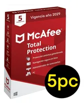 Comprar Antivirus Mcafee Total Protection Original 5pc Vigencia 2029