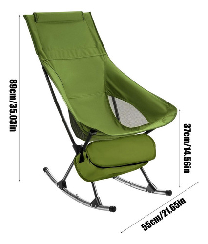Al Aire Libre Portátil Silla De Camping De Tela Oxford Plega