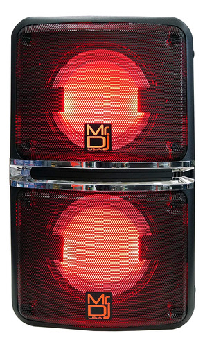 Mr Dj Go Pack Dual 6.5  Altavoz Portatil Aire Libre Usb Sd