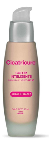 Maquillaje Líquido Cicatricure Color Inteligente Fps 30+ Tono Autoajustable