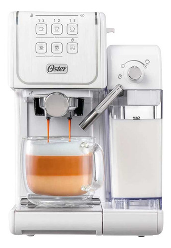 Cafetera Express Oster Primalatte Touch Bvstem6801w White