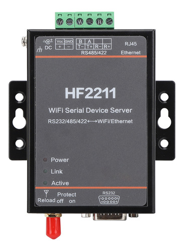 Servidor Serie Hf2211 Rs232/485/422 A Wifi Ethernet Dtu