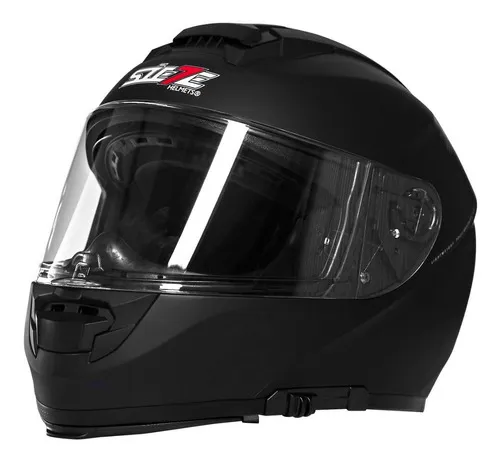 Casco Moto Deportivo Integral Doble Visera Dot Y Ece Wolf Color