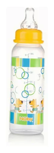 Nuby Printed Non-Drip Bottle 4 Ounce Colors May Vary