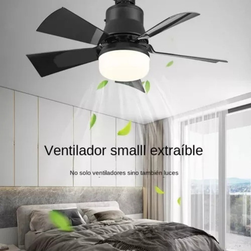 Ventilador De Techo Con Luz Y Mando A Distancia De Silencio