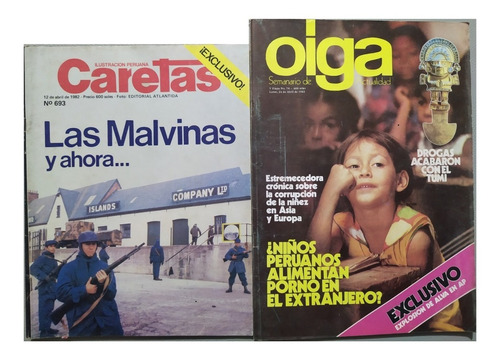 Revista Caretas - Oiga - Guerra De Las Malvinas 1982