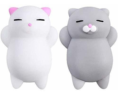 Paquete De Solomad Squishy Cat  2 Kawaii De Silicona Suave G