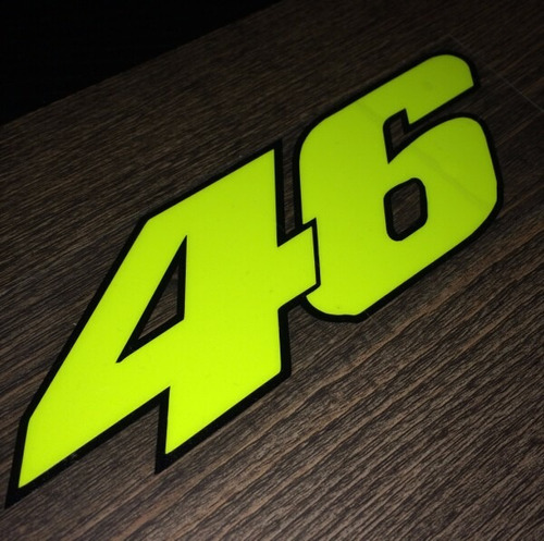2 Adesivos 46 Valentino Rossi Moto Gp / Capacete, Motos...