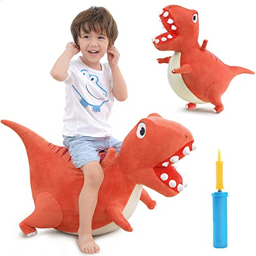 Bouncy Pals Kids Dinosaur Hopper Ball, Juguetes Inflabl...