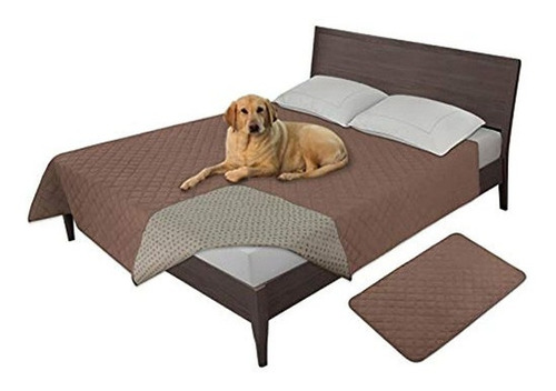 Funda De Cama Para Perros 100% Impermeable, Facil De Usar, 